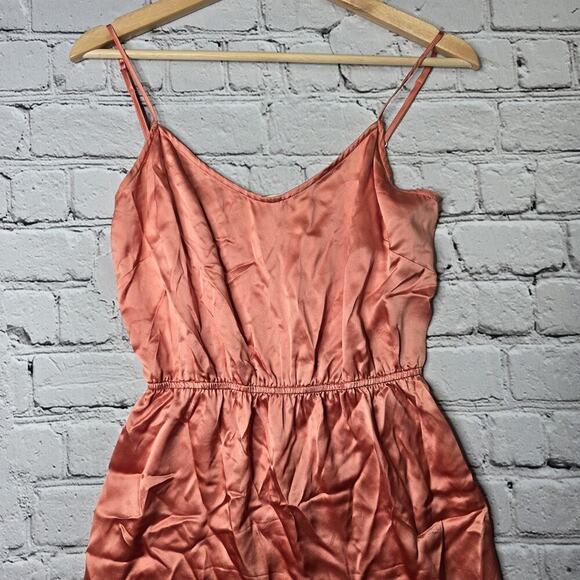 Twelfth Street By Cynthia Vincent 100% Silk Slip A Line Dress Size Small - Picture 3 of 13